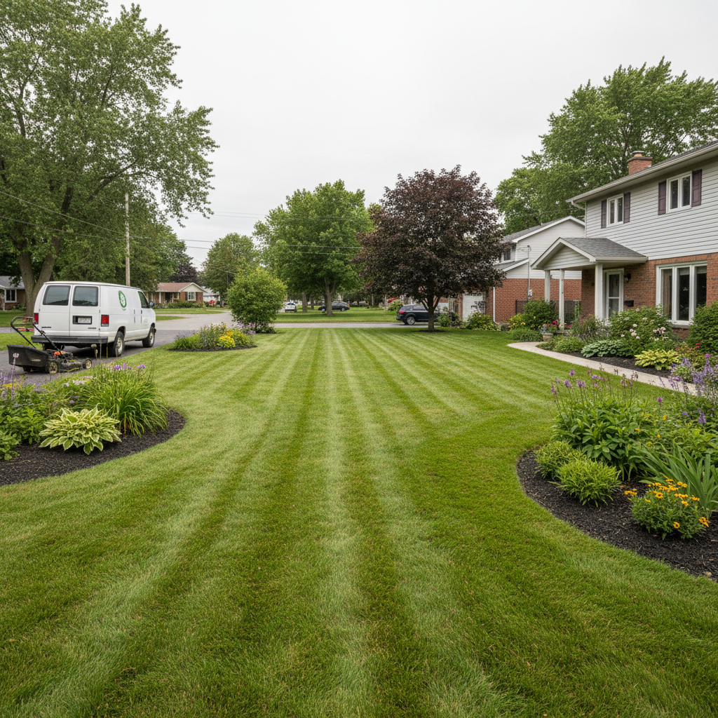 Landscaping work